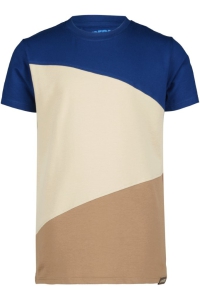 Louder! shirt Tygo colorblock navy peony